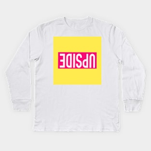 Upside down Kids Long Sleeve T-Shirt